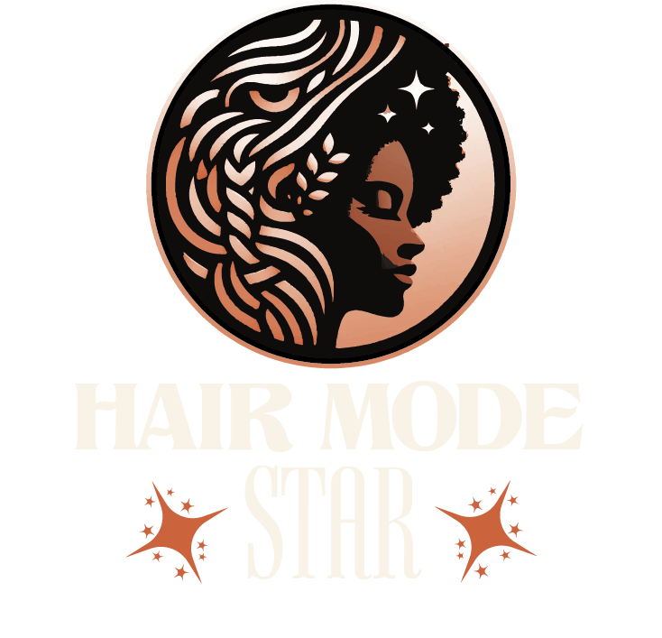 HAIR MODE STAR - coiffure Afro à Angers - Logo by L'Univers de Nuna